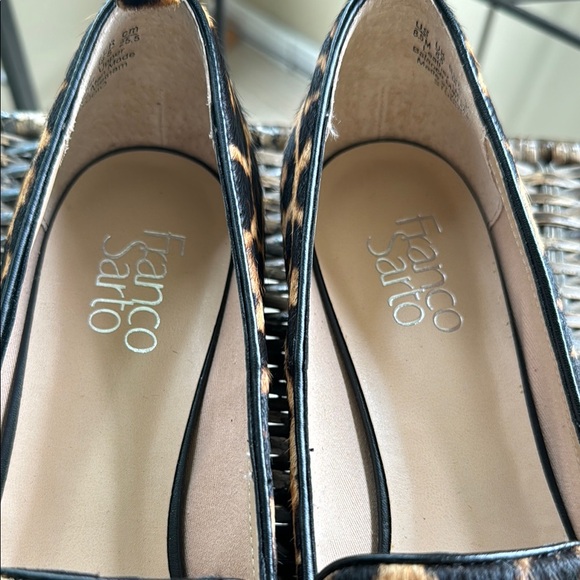 Franco Sarto Brown and Black Leopard Print Loafers women’s size 8.5 - Picture 7 of 7